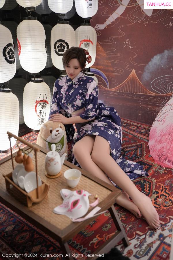 周妍希 奶瓶土肥圆 [XiuRen]高清写真图 2024.01.17 No.7975 Carol周妍希 和服美臀第17张图片